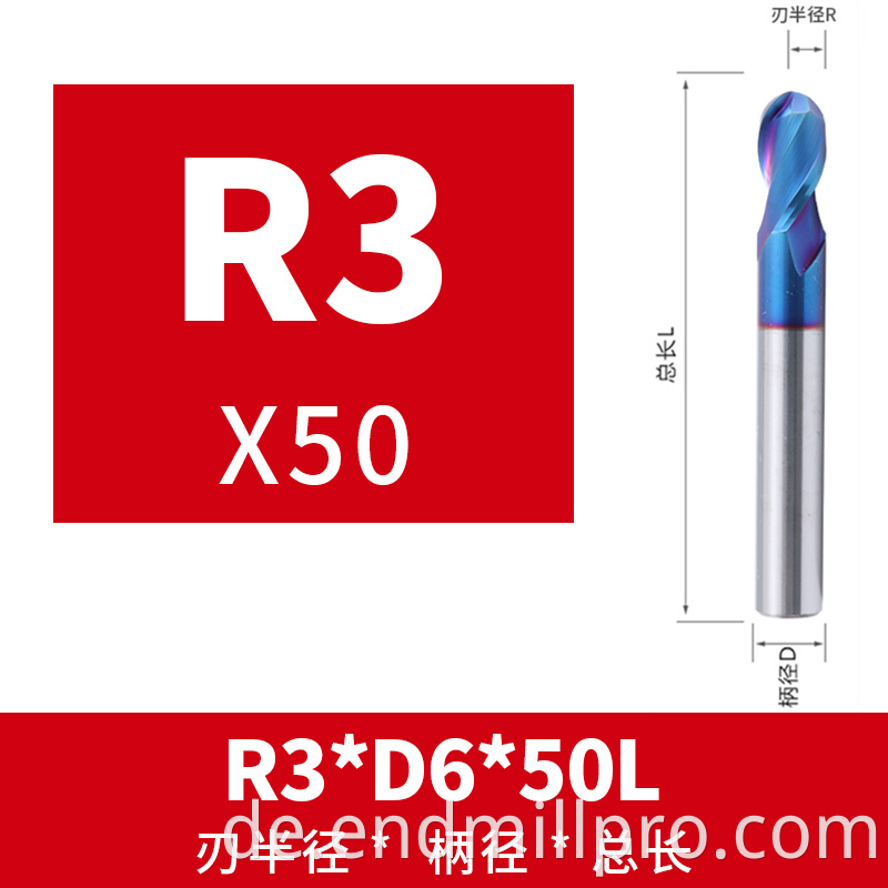 ball nose milling cutter 